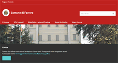 Desktop Screenshot of comune.ferrere.at.it